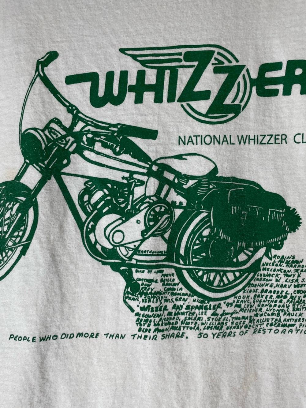 Vintage Whizzer Motorbike Motorcycles Shirt Men’s Size M Retro Cycle Cool